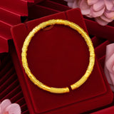 14k Original Bracelet for Women Wedding Bangles High Jewelry Bijoux Femme