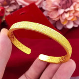 14k Open Bracelet for Women High Quality Jewelry Bangles