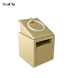 15.5cm PU Bracelet Jewelry Organizer Tower Wooden Bangle Jade Display Stand