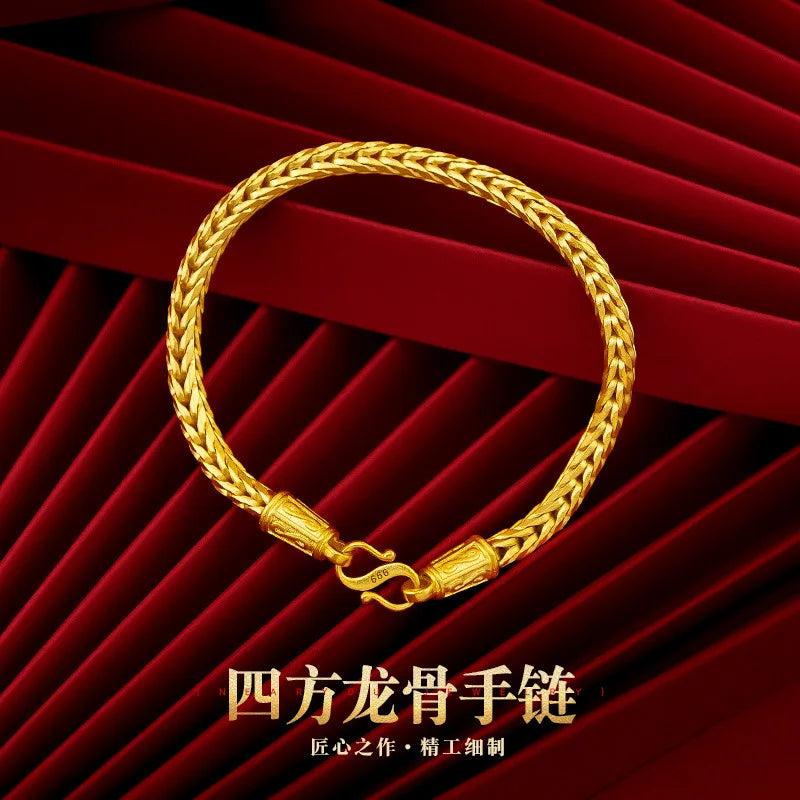 18k Women's Bracelet, Party Wedding Jewelry Bijoux Femme
