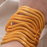 24K Dubai Bangles for Women Girls Bride Bracelet Gift
