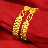 24K Plated Bracelet Bangle Bridal Wedding Fine Jewelry