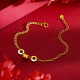 24k Small Waist Bracelet Women Fine Jewelry