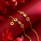 24k Small Waist Bracelet Women Fine Jewelry