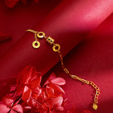 24k Small Waist Bracelet Women Fine Jewelry