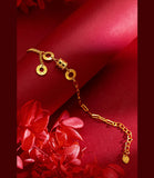 24k Small Waist Bracelet Women Fine Jewelry