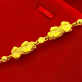 24k Plated Pixiu Bracelet for Women