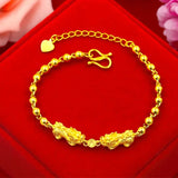 24k Plated Pixiu Bracelet for Women