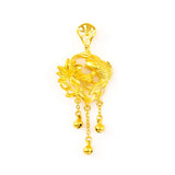 24k Gold Plated Goldfish Necklace for Women Pendant Clavicle Chain