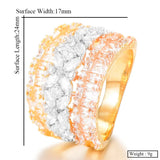 Stackable Wedding Rings Set CZ Bridal Jewelry