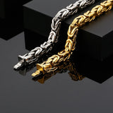 316L Stainless Steel 8MM Silver Chain Bracelet For Men