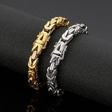 316L Stainless Steel 8MM Silver Chain Bracelet For Men