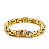316L Stainless Steel 8MM Silver Chain Bracelet For Men