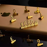 Adjustable 3D Metal Shelving with Euro Pound Numeral Cubes