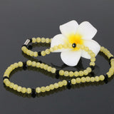 Yellow Cat Eyes Stone 3 Rows Bracelet with Magnetic Clasps