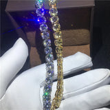 8mm Round CZ Silver Tennis Bracelet & Bangles Wedding Gift