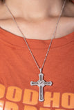 925 Silver Jesus Cross Pendant Necklace for Women