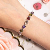 925 Silver Gemstone Bracelets For Women Wedding Jewelry