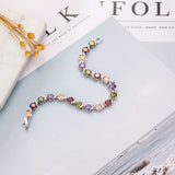 925 Silver Gemstone Bracelets For Women Wedding Jewelry