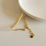 925 Silver Bracelet 18K Strip Bracelet For Women