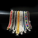 925 Silver Crystal Diamond Bracelet Women Valentines Wedding Jewelry