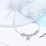 925 Silver Bell Anklets for Women Party Fine Jewelry