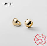 925 Silver Ball Charm Hoop Earrings Wedding Jewelry