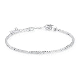 925 Silver Gypsophila Bracelet Women's Engagement Jewelry