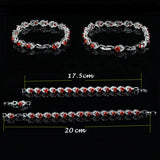 925 Silver Moissanite Diamond Bracelet for Women Zircon Charm Jewelry