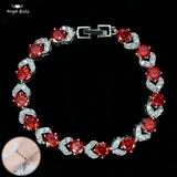 925 Silver Moissanite Diamond Bracelet for Women Zircon Charm Jewelry