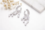 925 Silver Austria 5A CZ Water Drop Earrings