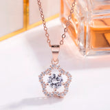 925 Silver Five-Leaf Clover Pendant for Women