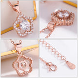 925 Silver Five-Leaf Clover Pendant for Women