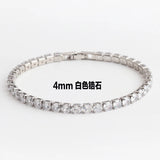 Adjustable Rainbow Zircon Tennis Bracelet for Women