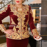 Algeria Bridal Necklace with Tassel Pendant