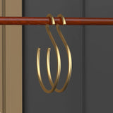 Aluminum Alloy Scarf Necktie Hanger Large S-Shaped Hook