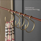 Aluminum Alloy Scarf Necktie Hanger Large S-Shaped Hook