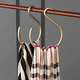 Aluminum Alloy Scarf Necktie Hanger Large S-Shaped Hook