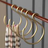 Aluminum Alloy Scarf Necktie Hanger Large S-Shaped Hook