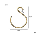 Aluminum Alloy Scarf Necktie Hanger Large S-Shaped Hook