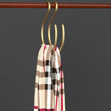 Aluminum Alloy Scarf Necktie Hanger Large S-Shaped Hook