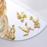 Animal Elephant Dolphin Pigeon Bird Charms for Jewelry Making