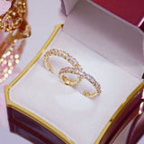 Shining Zirconia Circle Earrings for Women - Bella Bijoux Pendant Gift