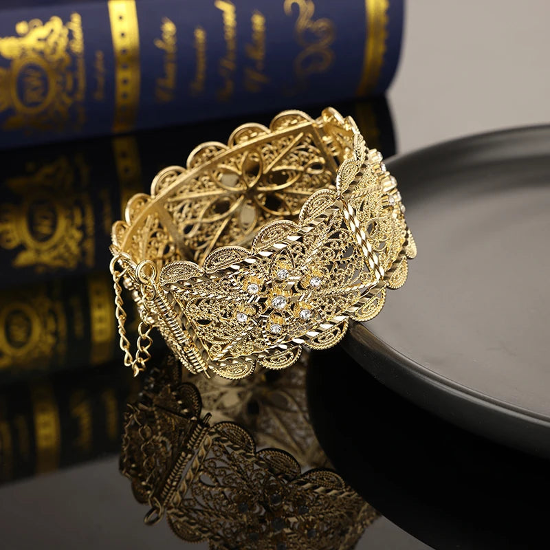 Arab Women's Wedding Hollow Bracelet Jewelry