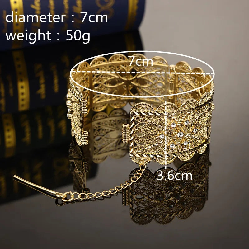 Arab Women's Wedding Hollow Bracelet Jewelry