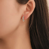 Austria Crystal Wedding Stud Earrings for Women