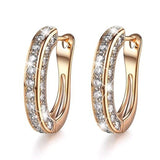 Austria Crystal Wedding Stud Earrings for Women