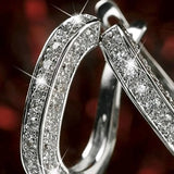Austria Crystal Wedding Stud Earrings for Women