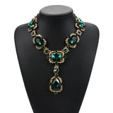 Austrian Crystal Glass Choker Necklace for Women