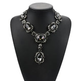 Austrian Crystal Glass Choker Necklace for Women